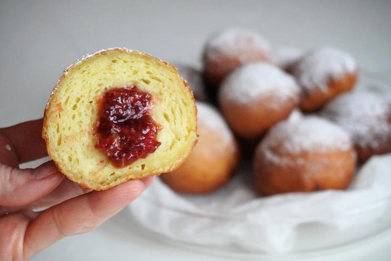 Składniki wegańskie do pączków